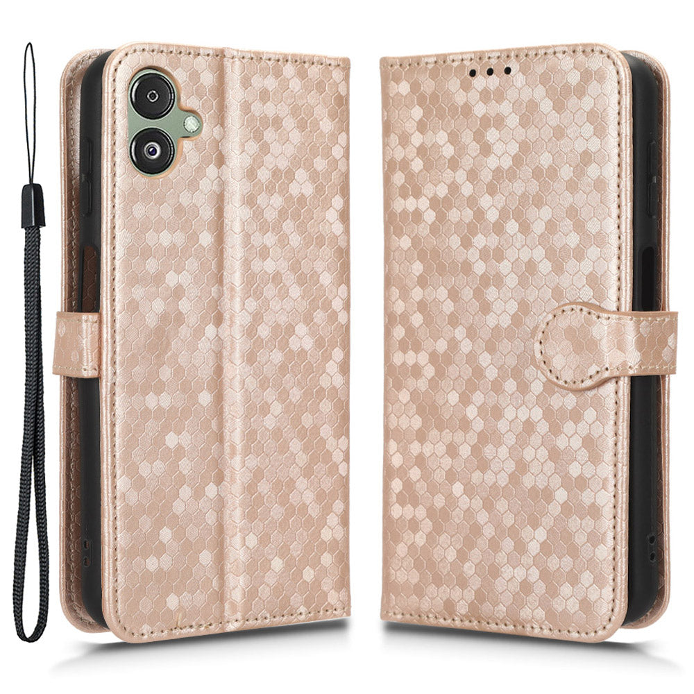 For Samsung Galaxy F14 5G Stand Wallet Phone Case PU Leather Dot Pattern Imprinted Smartphone Cover For Samsung Galaxy F14 5G Stand Wallet Phone Case PU Leather Dot Pattern Imprinted Smartphone Cover
